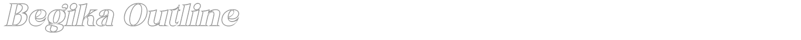 Begika font preview